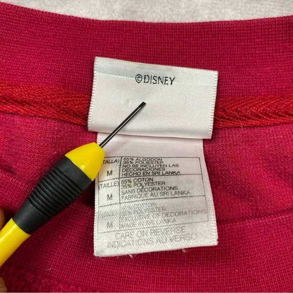 Vintage Disney Lion King Sweater Adult M Red 90s Disney Store Fleece Pullover - Picture 11 of 15